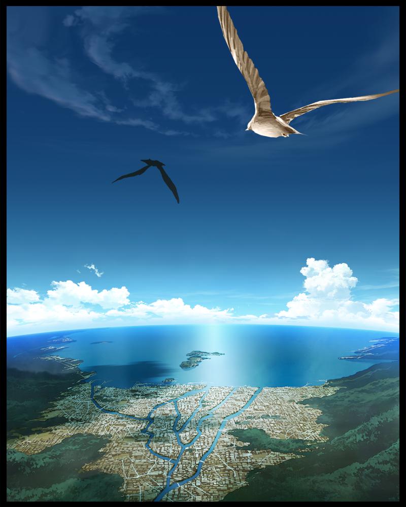 那呼吸向着未来-背景风景