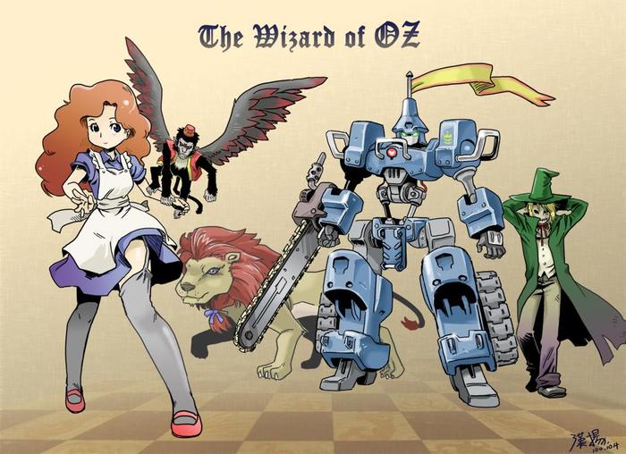 The Wizard of OZ插画图片壁纸