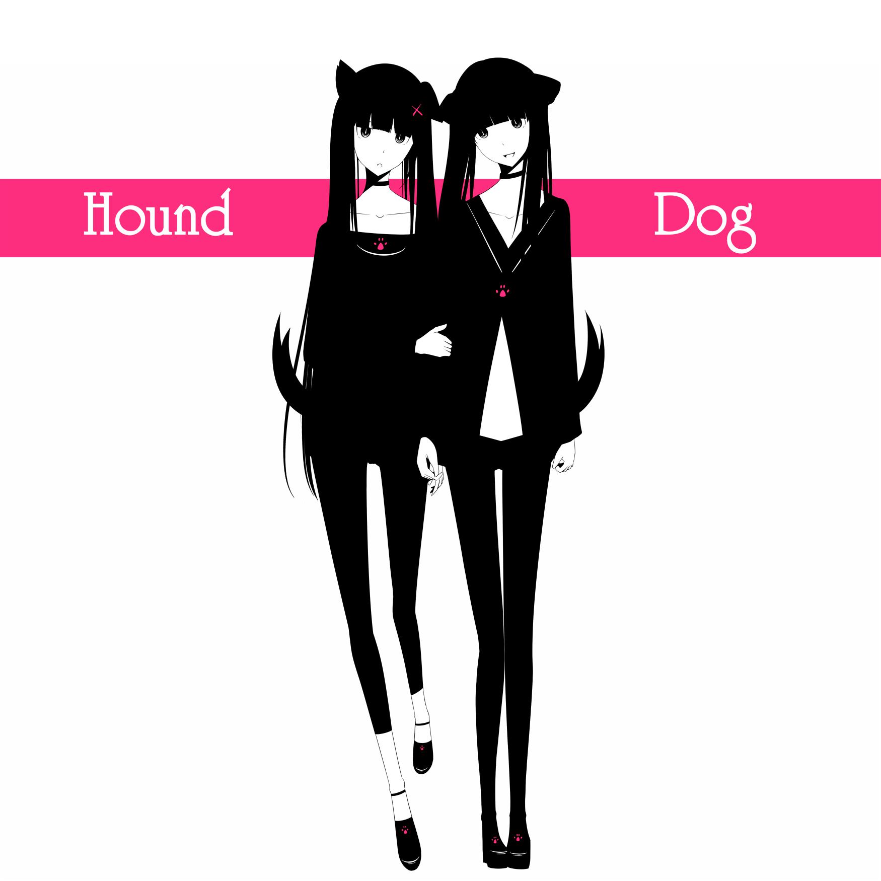 Dog&Hound插画图片壁纸