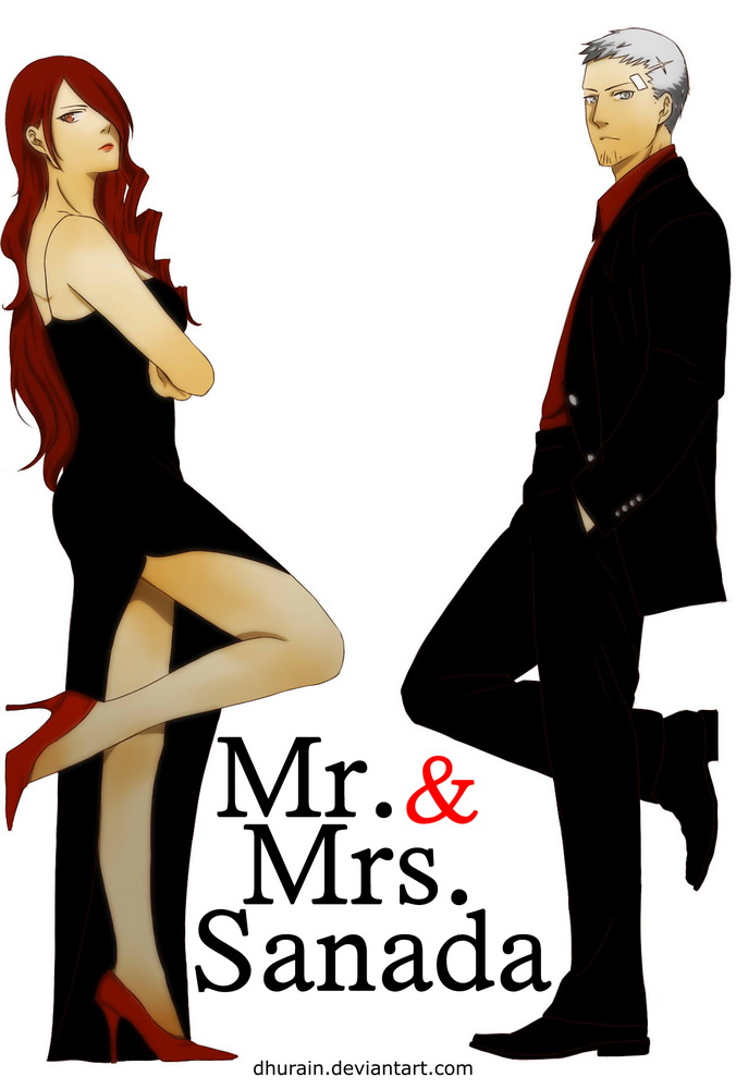 Mr. & Mrs. Sanada插画图片壁纸