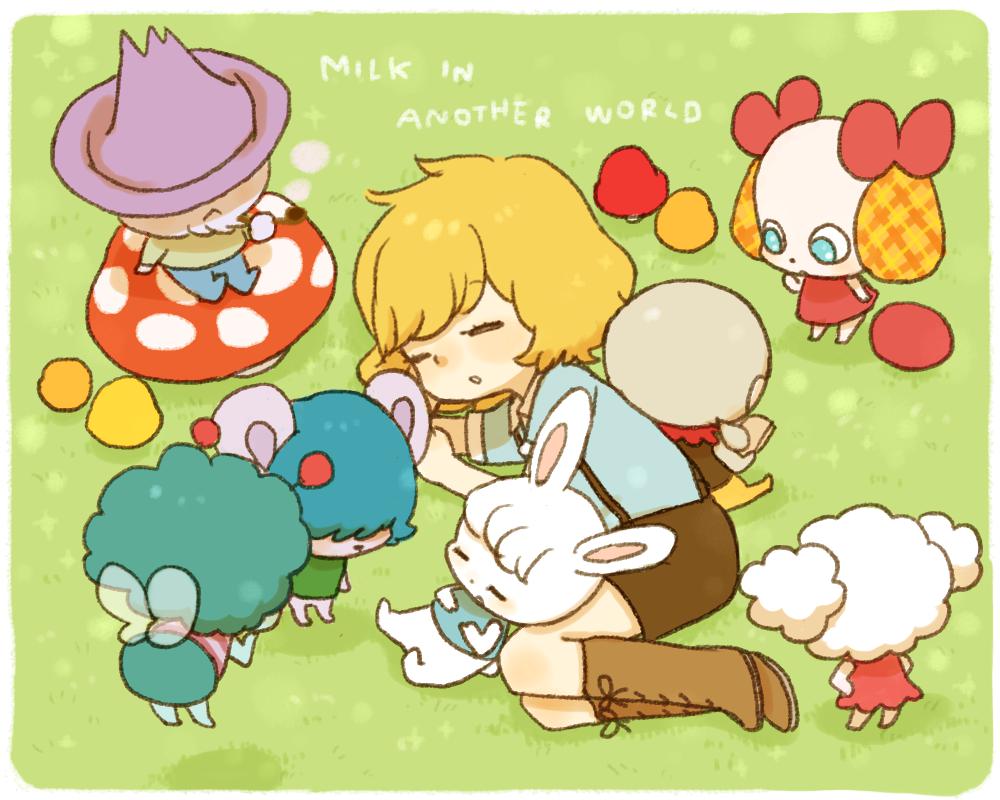 Good night,Milk！插画图片壁纸
