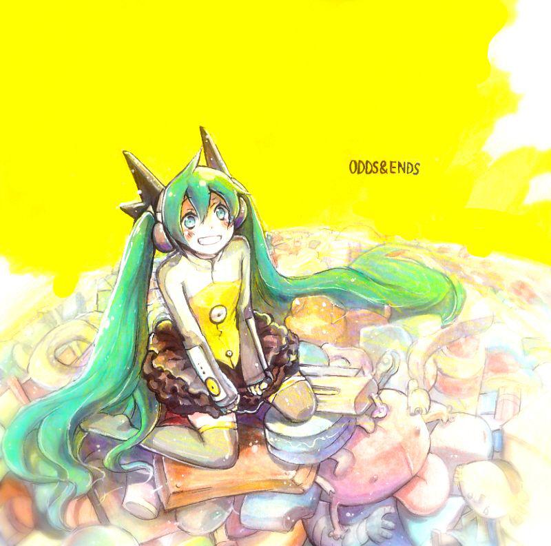 试着画了ODDS&ENDS。插画图片壁纸