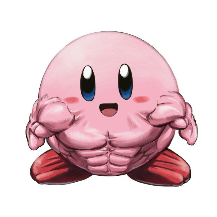 粉红恶魔肌肉方图