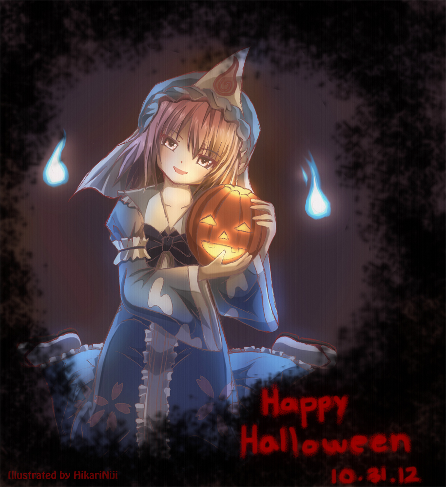 happy halloween插画图片壁纸