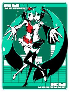 GUMI×MIKU插画图片壁纸