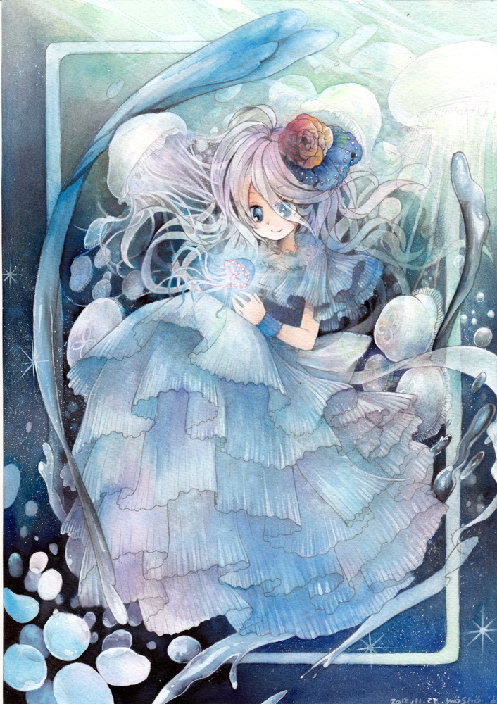 水母少女色调补正水母