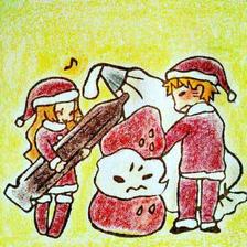 happy Christmas！插画图片壁纸