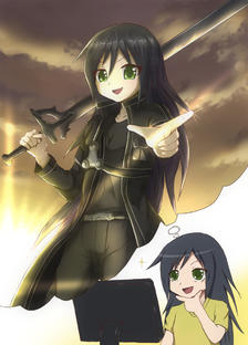 tomoko plays SAO!插画图片壁纸