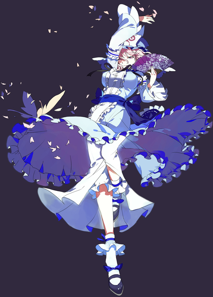 幽々子插画图片壁纸