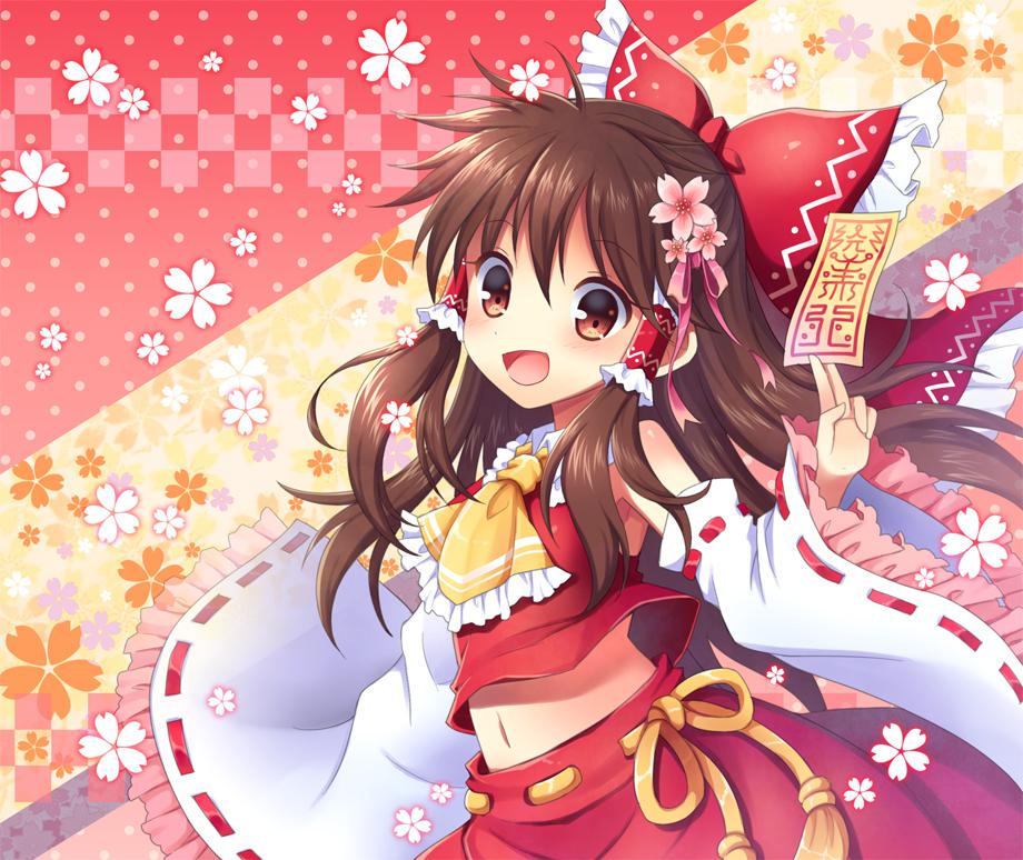 ✿霊梦✿插画图片壁纸