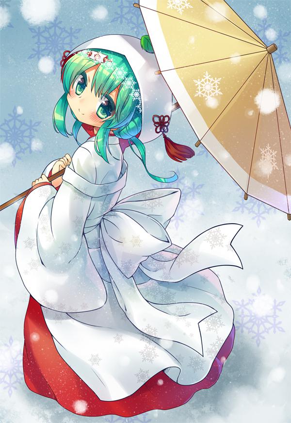 咲之舞伊泰散来，隆冬之花插画图片壁纸