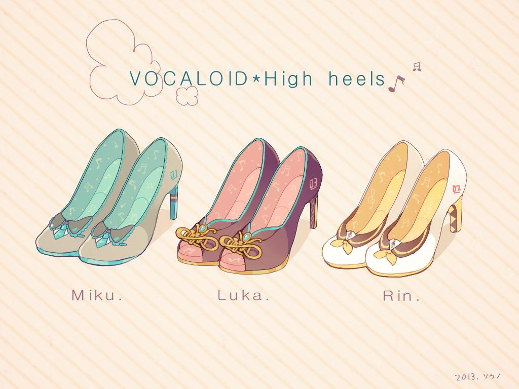 VOCALOID＊High heels插画图片壁纸