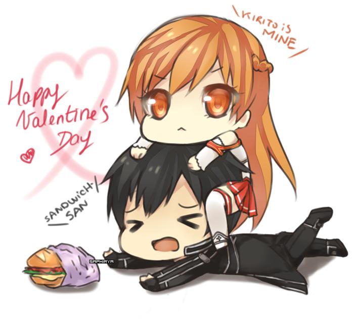 happy valentine's day !插画图片壁纸