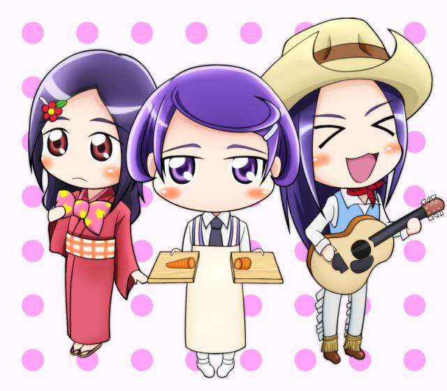 天然呆3人组心跳光之美少女横图