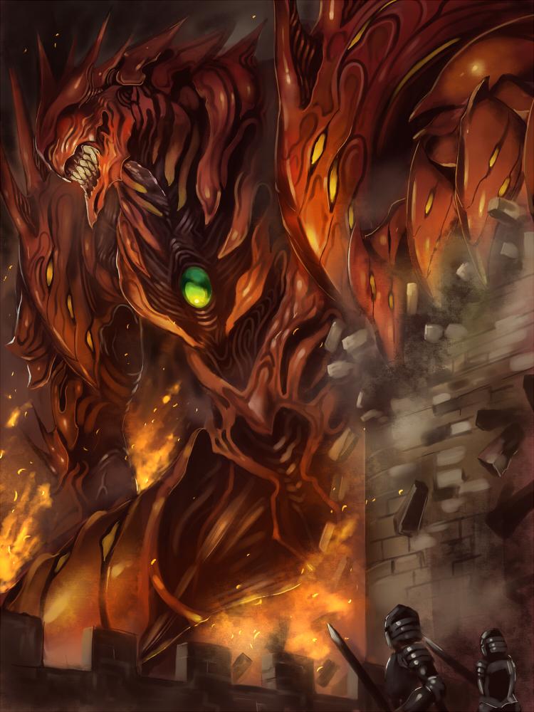 红巨人-飛竜の廃墟【赤】Pixiv幻想曲新世界