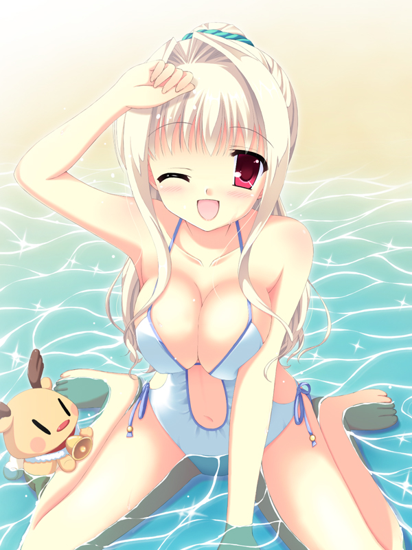 在海里笑嘻嘻的夏尔头像同人高清图