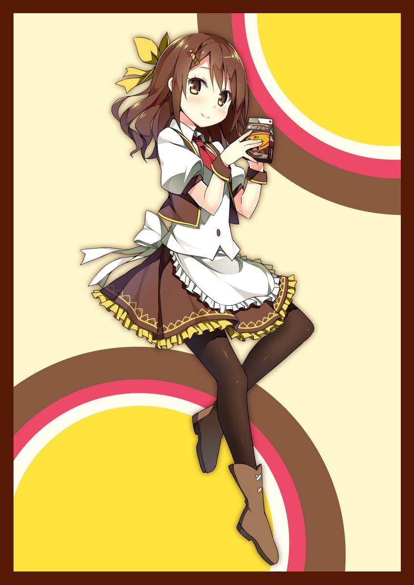 雪印咖啡拟人化插画图片壁纸