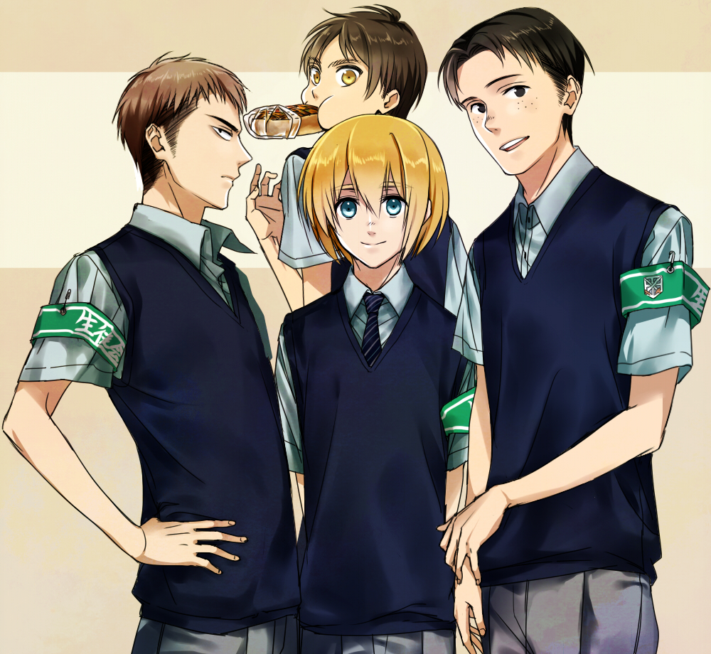 指揮官3人組插画图片壁纸