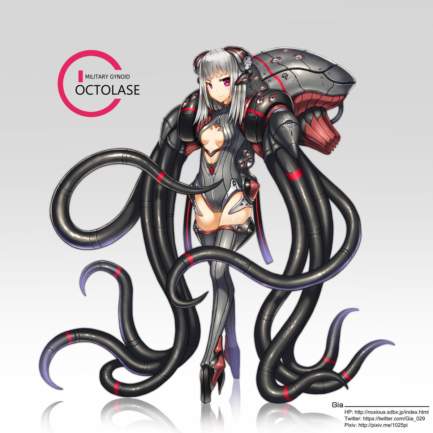 章鱼型兵器娘-机械女孩机械