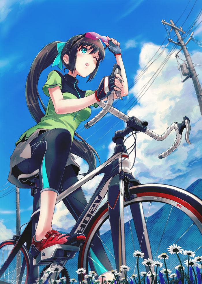 自行车旅行-原创女孩子