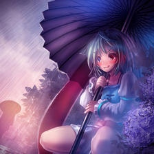 【幻想之宴第九幕】多良小伞“五月雨”插画图片壁纸