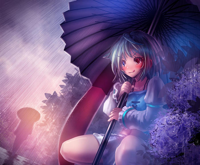 【幻想之宴第九幕】多良小伞“五月雨”插画图片壁纸