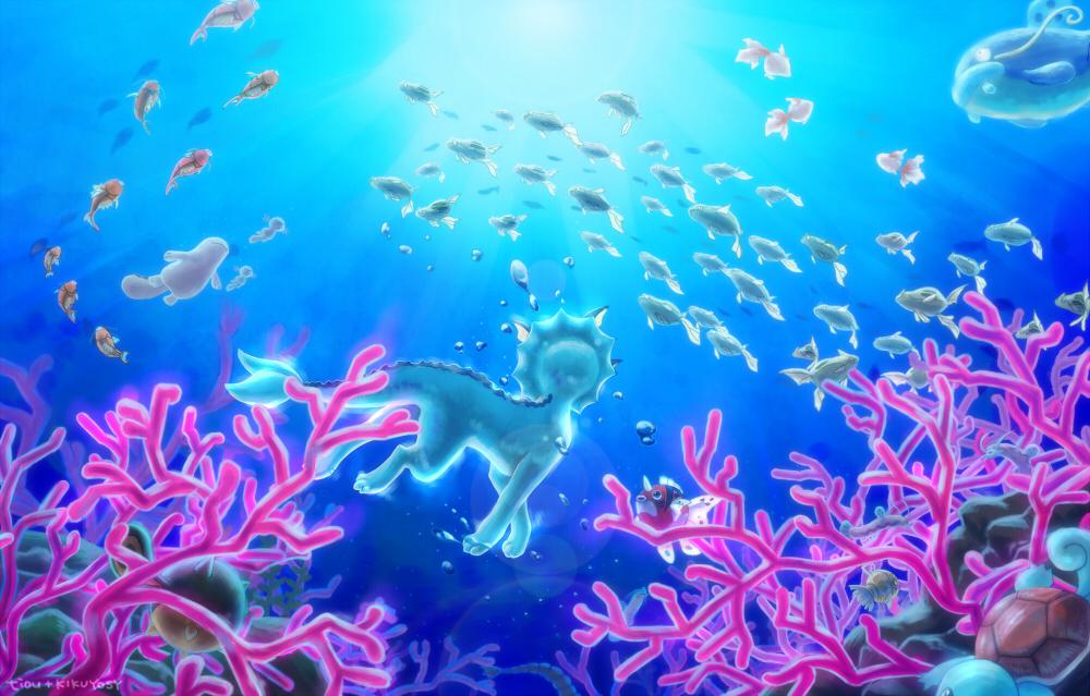 潜插画图片壁纸