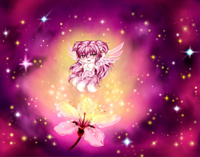 Flowering Goddess插画图片壁纸