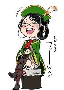 MH4看板娘插画图片壁纸