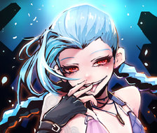 [LOL] JinX~!!!!-练习每日一畫