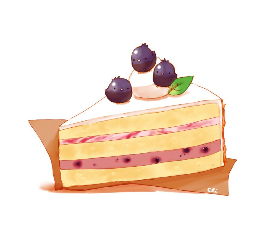 蓝莓蛋糕-原创すいーとり