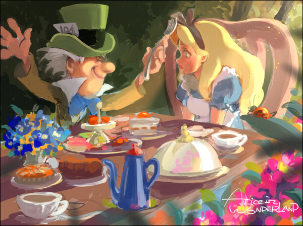 tea time-迪士尼不可思议之国的爱丽丝