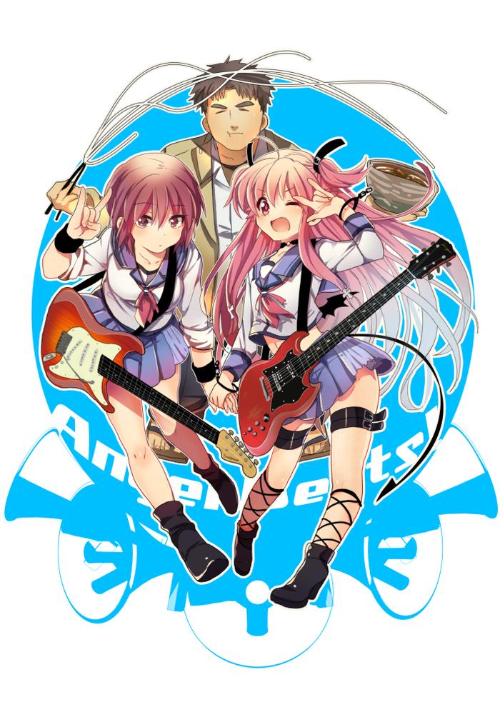 angelbeats !恭喜游戏化!插画图片壁纸