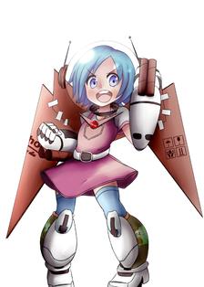 Gundam girl插画图片壁纸