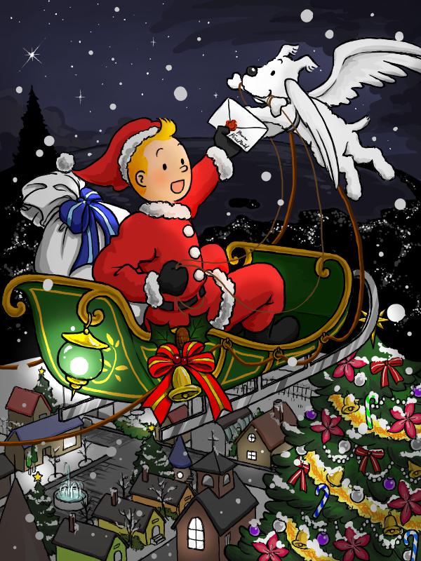 Père Noël,Tintin!