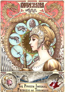 特罗梅吉亚帝国第四公主插画图片壁纸