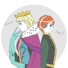 【Frozen】The King and Prince插画图片壁纸