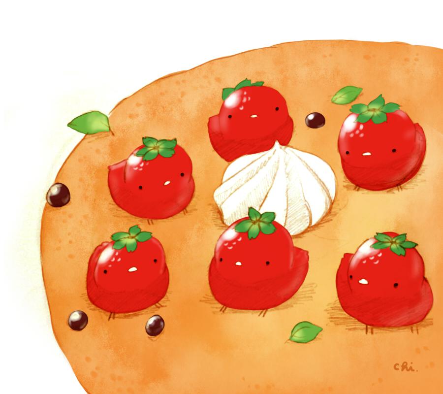 草莓酱插画图片壁纸
