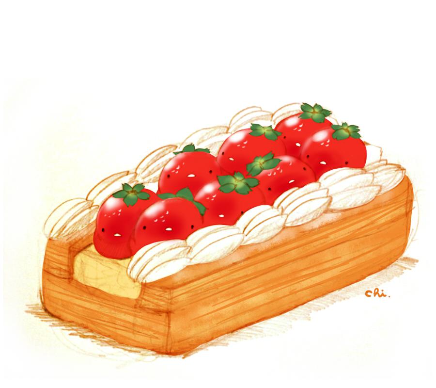 草莓的阿什米特插画图片壁纸