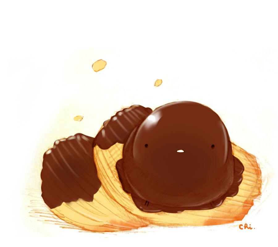 薯片巧克力插画图片壁纸