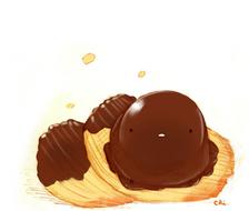 薯片巧克力-原创すいーとり