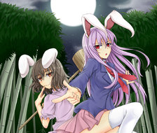 月夜下的兔子-东方Project因幡帝