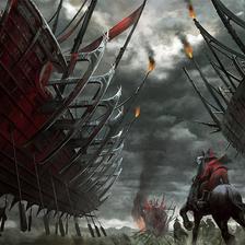 【PFFK】红色方舟【骸原的夹击】插画图片壁纸