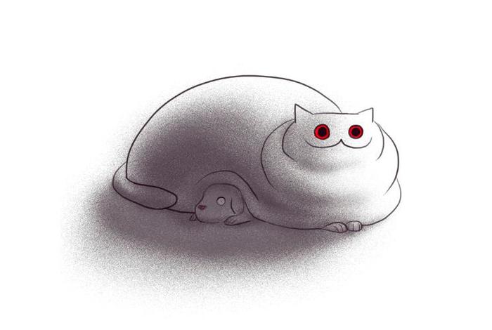 Creepy Cat 10 - Murderer插画图片壁纸