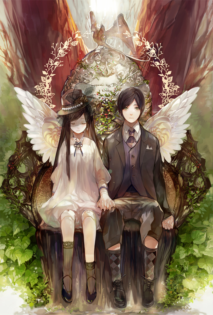 Inseparable King Bird's Wedding插画图片壁纸