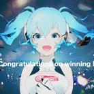 Congratulations on winning!