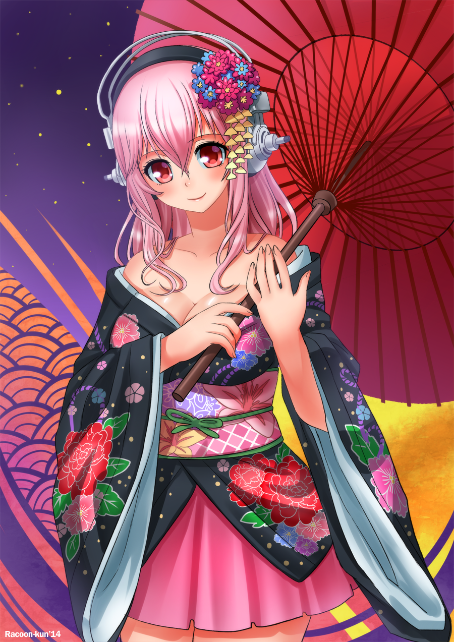 Sonico kimono插画图片壁纸