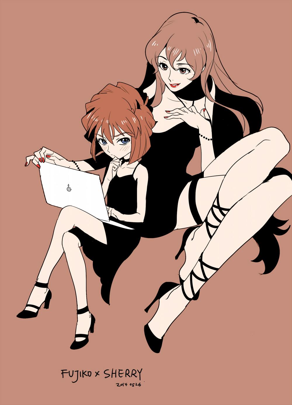 FUJIKO x SHERRY头像同人高清图