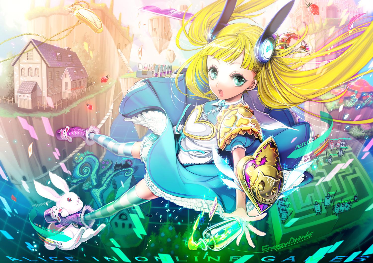 Alice in online games插画图片壁纸