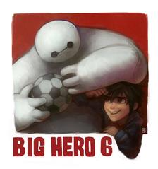 BIG HERO 6插画图片壁纸